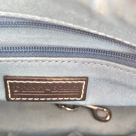 Dooney & Bourke Black/Multicolor Coin Logo Canvas Handbag - Picture 13 of 15